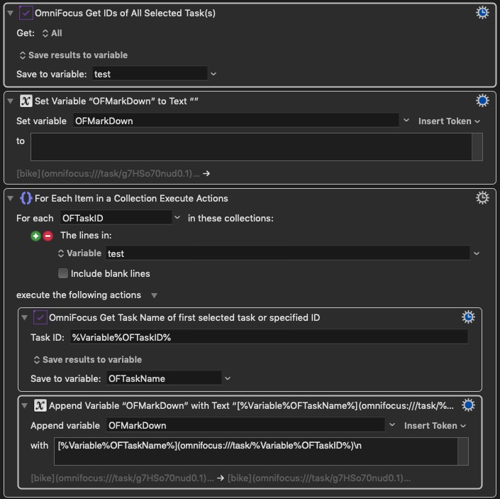 Markdown Links To Omnifocus Tasks