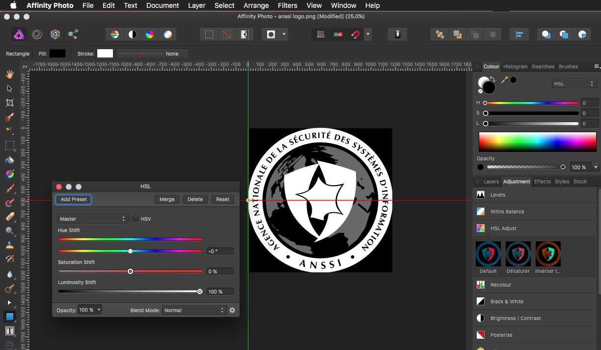 Affinity Photo Luminosité Maximum